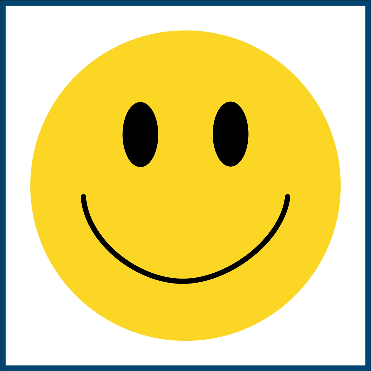 Piktogramm eines Smileys