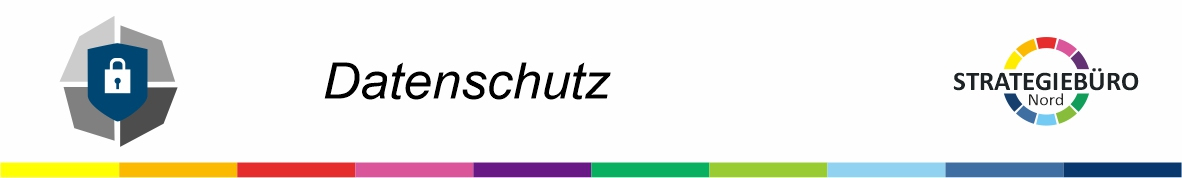 Logo des Strategiebüro Nord mit dem Text "Datenschutz"